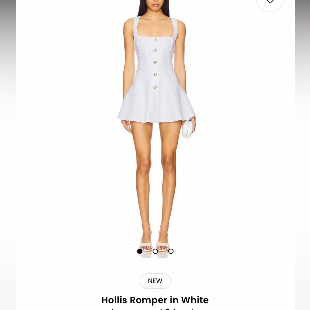 Lovers and Friends White Hollis Romper